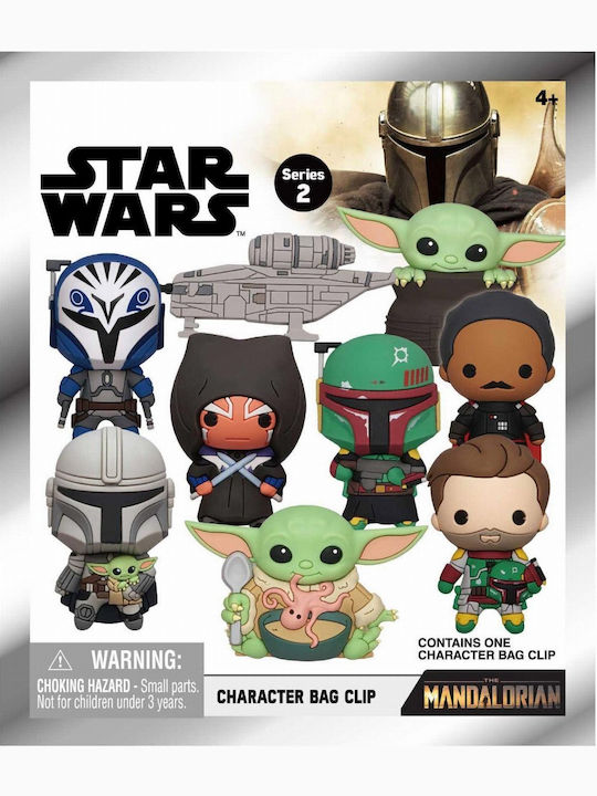 Star Wars Mandalorian Series 2 Foam Bag Clip Keychain Random Content