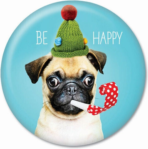 Dekorative Magnete Thinkofme Happy Day 6cm