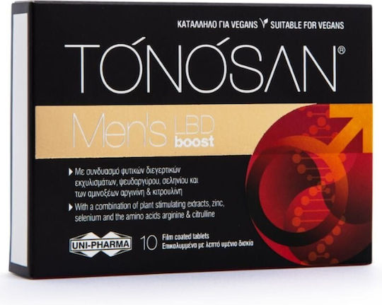 UNI-PHARMA Tonosan Men's LBD Boost Supliment Alimentar Special 10 Comprimate