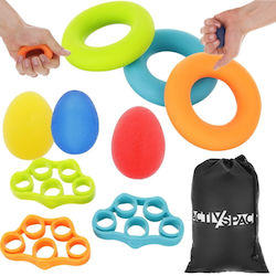 Activ Space Finger - Hand Trainer 3 Stück Grün mit Licht Widerstandsniveau
