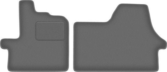 Velour Graphite Car Mats Peugeot Boxer Iii Van 2014
