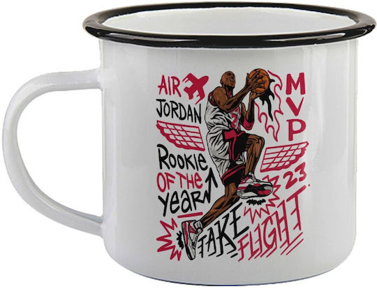 Koupakoupa Jordan Enamel Mug Black 360ml