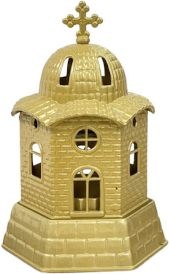 Vigilölampen Metallisch Tischplatte Design Kirche 17x9,5cm
