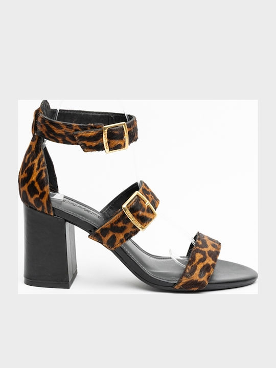High High Damen Sandalen Braun