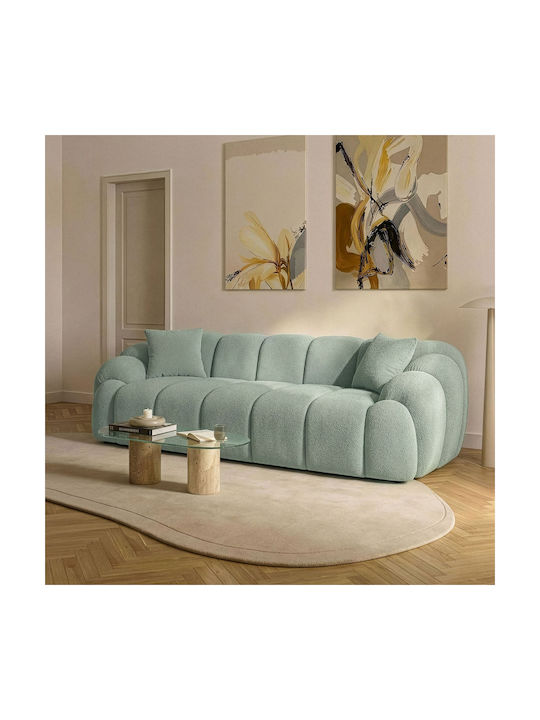 Octavio Τριθέσιος Καναπές Turquoise 233x80x70εκ.