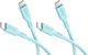 Goobay USB-C кабел - USB-C 60W Тюркоазен 1.5m 8...