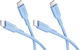 Goobay USB-C кабел мъжки - USB-C 60W Син 1.5m 8...