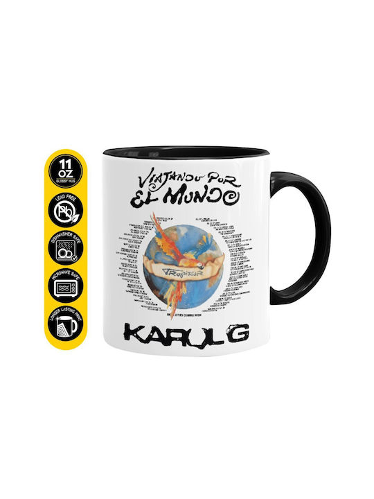 Koupakoupa Karol G Tropicoqueta Ceramic Mug Bla...