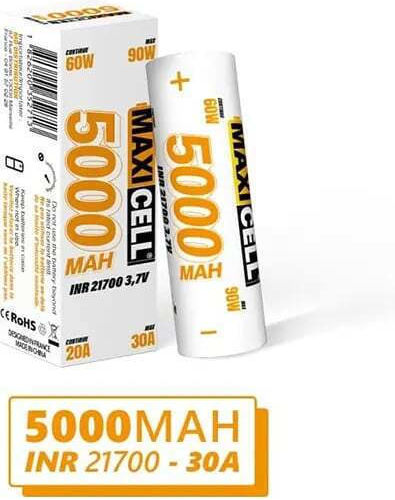 30a Wiederaufladbare Batterie 21700 Li-Ion 5000mAh