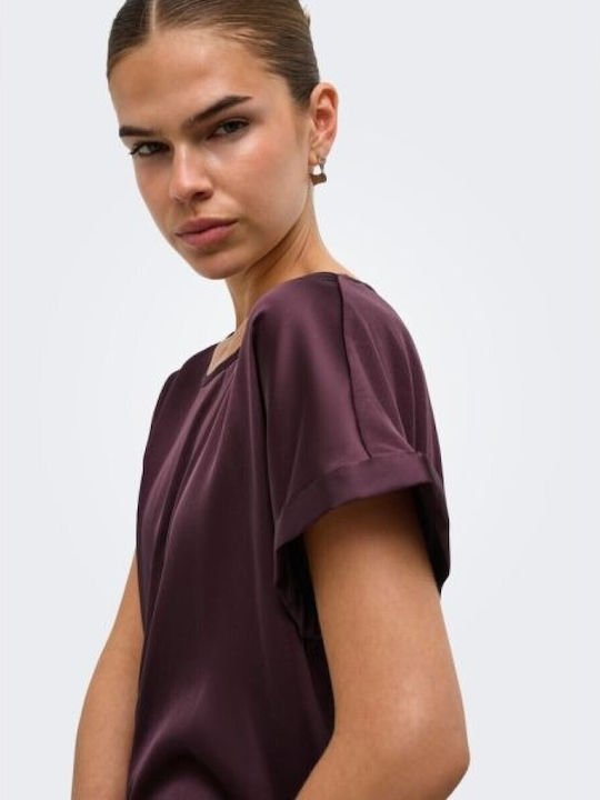 Jdy Women's Burgundy Blouse