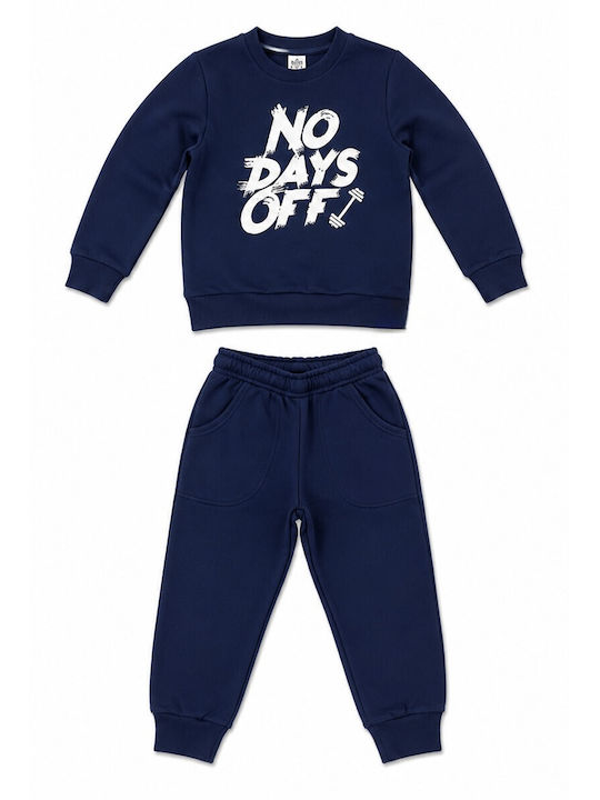 Kids Sweatpants Set With Top Navy