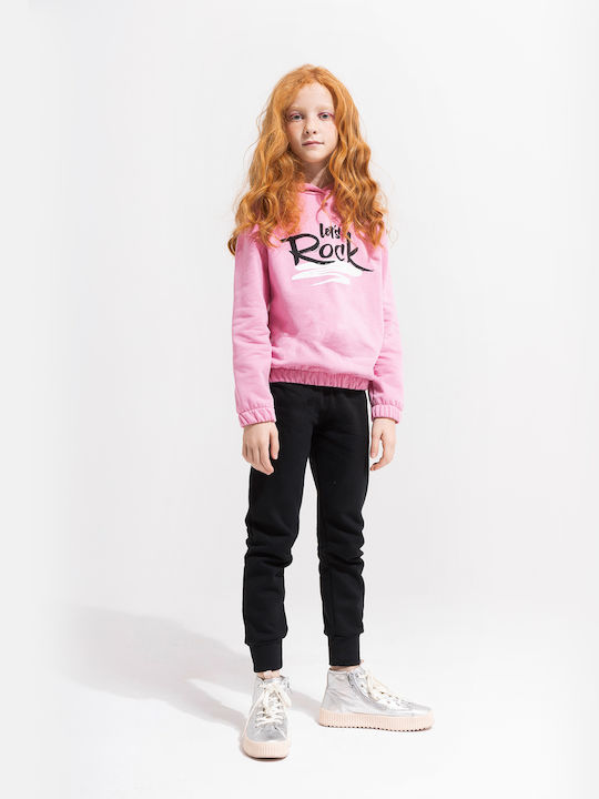 Kinder Trainingsanzüge Mit Bluse Rosa Mit Schwarz