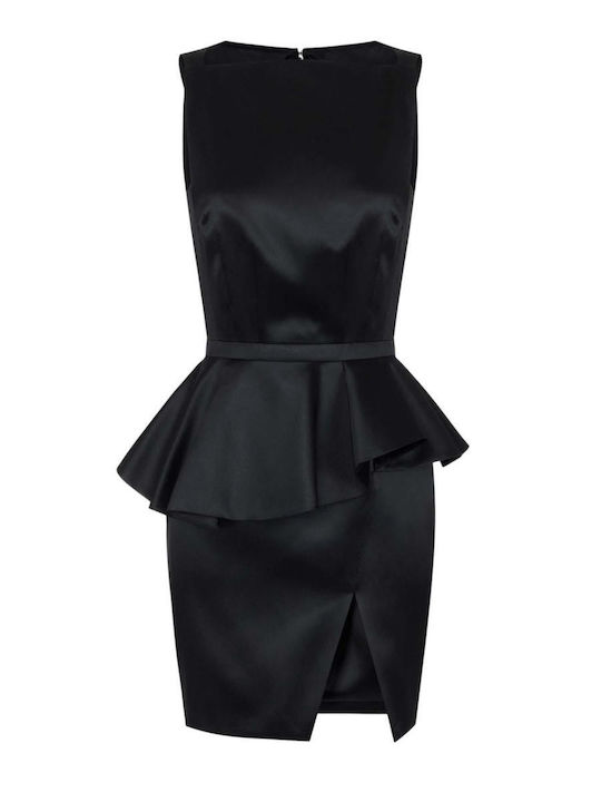 Elisabetta Franchi Sommer Mini Abendkleid Schwarz