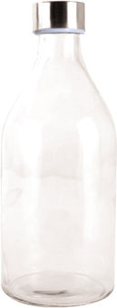 Silver Bottle Cap 500ml 7.6x21.5cm 0503307 Faitakis Ftk-0503307