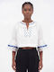 Damen Weste Blau