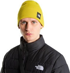 The North Face Dock Worker Recycled Beanie Men's Beanie Knitted in Yellow Colour