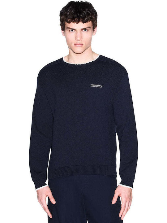 Armani Exchange Herrenblusen Langarm Blau