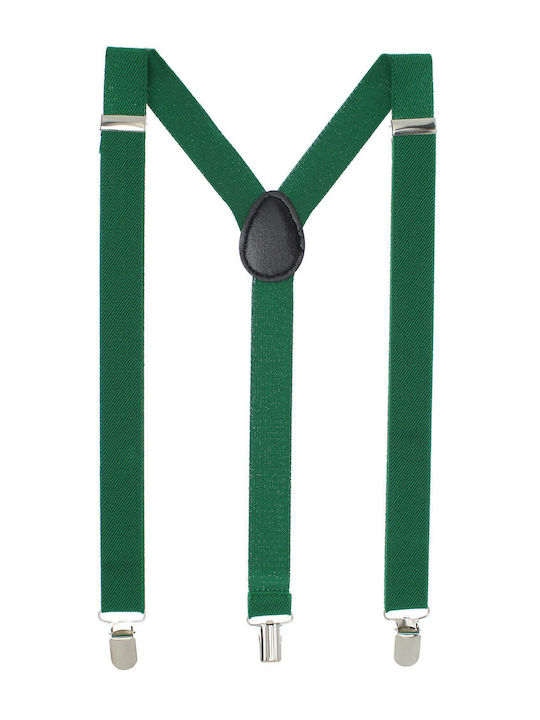 Breteli Pentru Copii ButicCochet Cu Închizători Metalice 25 Mm Verde Închis Br491