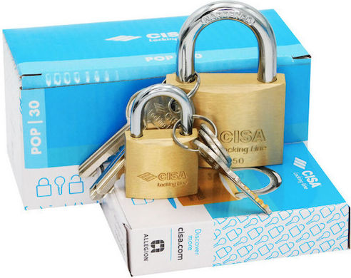 Cisa Locking Line Λουκέτο Πέταλο με Κλειδί 30mm