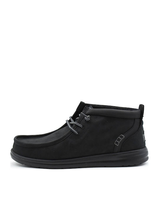 Leather Men's Black Boots