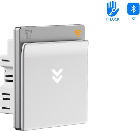 TTLOCK Vertiefter Karten-Wandtaster mit Rahmen