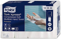 Tork Χειροπετσέτες 2 Φύλλων Λευκές 12 x 170τμχ 17679