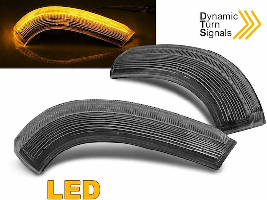 Πλαινά Φλας Καθρέπτη Ενισχυμένα Dynamic White Led Vw Golf 5 Plus Jetta Passat Sharan Kbvw18