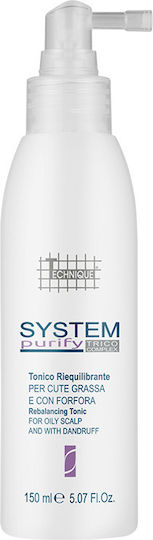 Technique System Purify Balancing Anti-dandruff Tonic, Τονωτική Λοσιόν Για Το Τριχωτό Κατά Της Λιπαρότητας & Της Πιτυρίδας, 150ml