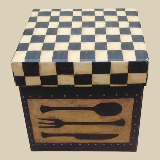 Caseta Utilizare Generală cu Capac 15x15x15cm
