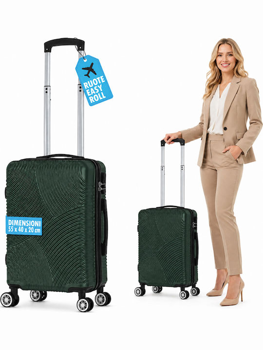 Provitera Cabin Hard Green Suitcase Height 55cm