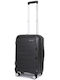 Newcom Cabin Hard Black Suitcase Height 50cm