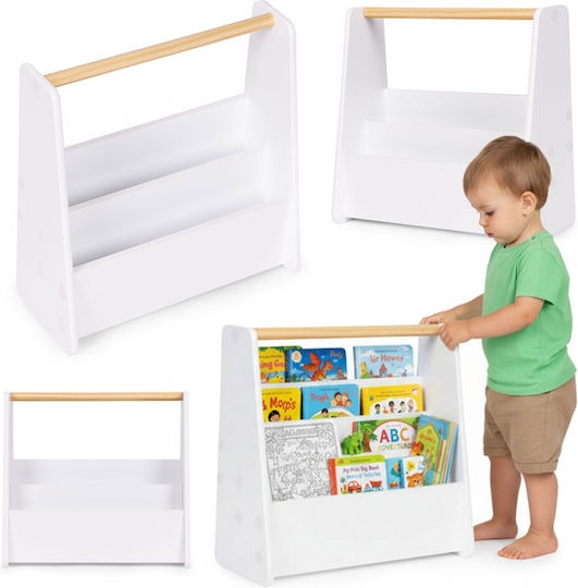Holz Boden Bücherregal Weiß