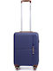 Newcom Cabin Hard Blue Suitcase 56cm Height