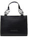 Women's Croco Tote Bag Black