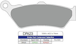 Motorradbremsbeläge Sdp Sport Hh+ Hochreibungsstraße Dp Brakes Sdp623hh+