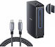Anker Dock Docking Station με HDMI/DisplayPort PD Ethernet και σύνδεση 3 Οθονών Μαύρο (A83C3311)