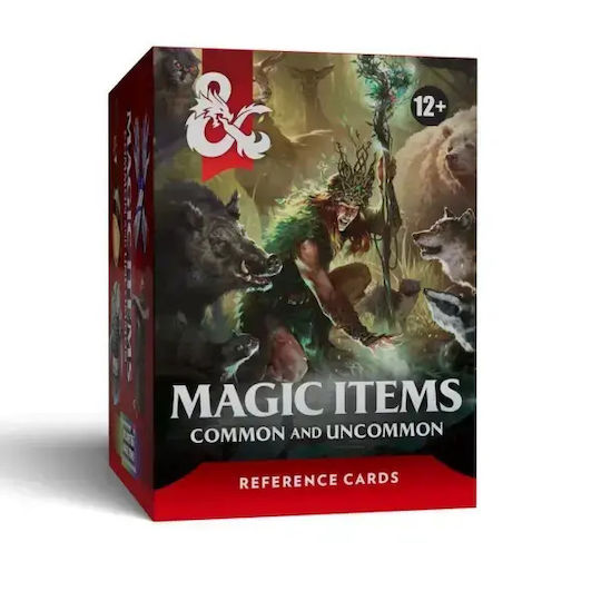 Dungeons & Dragons Rpg Reference Cards Magic Items Common Uncommon