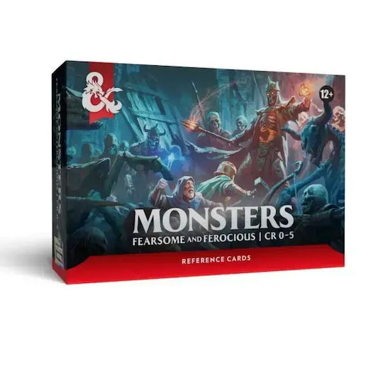 Dungeons & Dragons RPG Референтни Карти Чудовища Страшни Свирепи CR 0-5