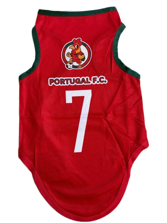 Replica Hundeshirts Portugal Nationalteam 7 Rote Grüne