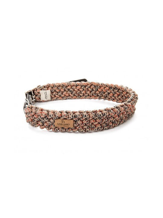 Unicord Χειροποίητο Κολάρο Περιλαίμιο Σκύλου Knitted Braid Καφέ 23-29cm Xs