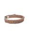 Unicord Handgemachtes Hundehalsband Halsband Braune 30-36cm Klein