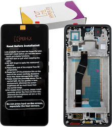 Hyper Fix Ecran cu Mecanism Tactil și Ramă pentru Xiaomi 14t 5g (Negru) Hyper Fix Ecran cu Mecanism Tactil și Ramă pentru Xiaomi 14t 5g (Negru)