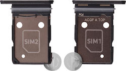 Samsung A37 5g A376 Dual Sim Card Holder Grey Original Service Pack Gh98-50810a Samsung A37 5g A376 Dual Sim Card Holder Grey Original Service Pack Gh98-50810a
