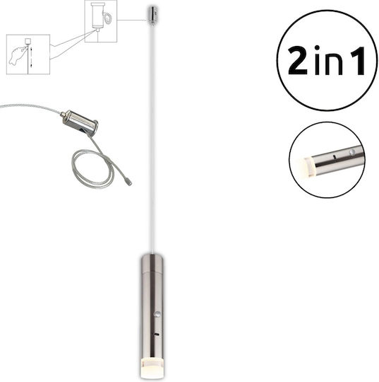 Globo Lighting Lumini Suspendate Argintiu