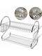 Sink Strainer Metallic Silver 64x26.5x39cm