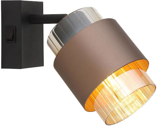 Globo Lighting Einzelne Decken- und Wandleuchte in Schwarz Farbe