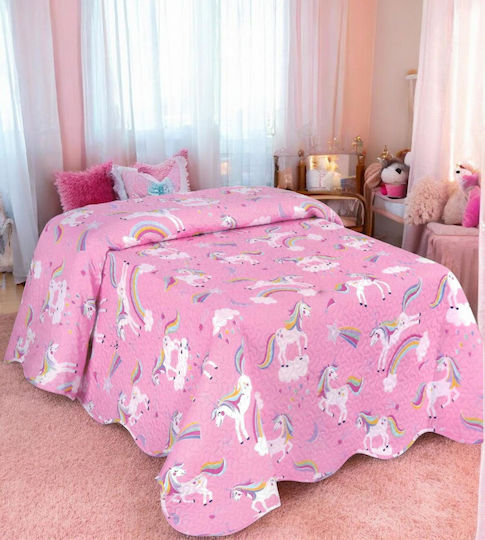 Linea Home Детско Единично Одеяло Unicorn 160x220см