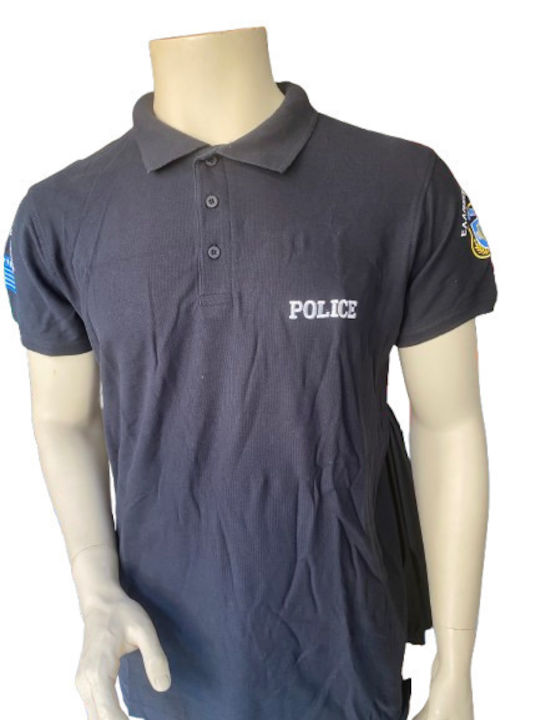 Star 6638 Polo Kurzes Ärmel Kente Logo Griechische Polizei