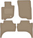 Velour Car Mats Mitsubishi L200 Vi Pickup 2019 Beige