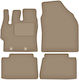Velour Car Mats Mazda 2 Hybrid Hatchback 2022 Beige